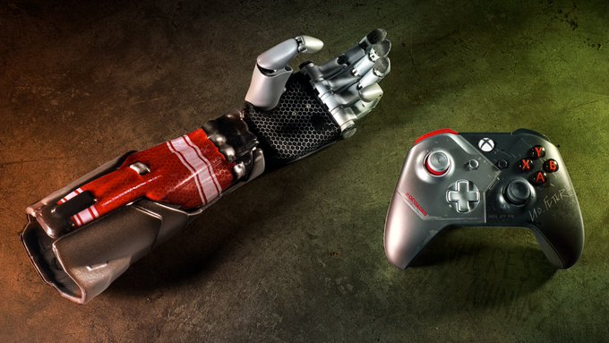 Xbox Memberikan Bionic Arm Yang Terinspirasi Dari Cyberpunk 2077 Dan Controller Xbox